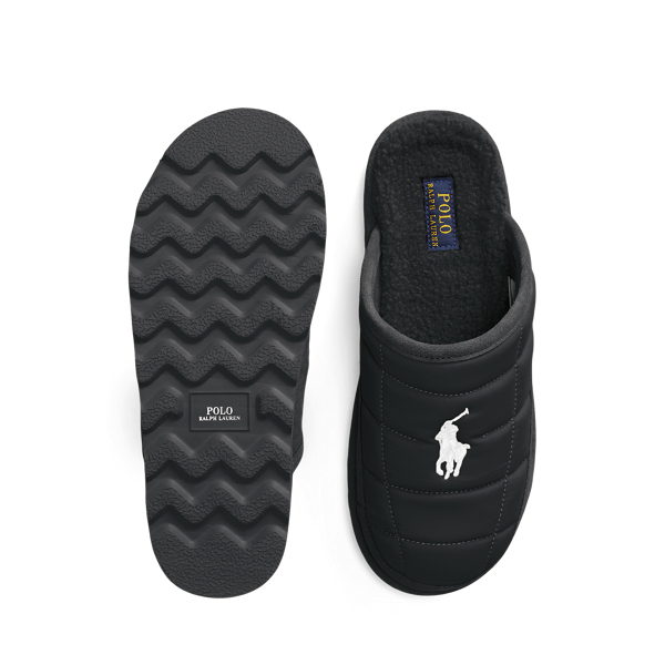 Mens ralph lauren slippers hot sale
