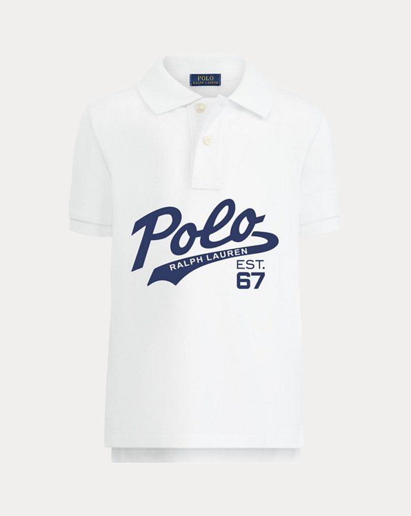 Boys&#39; Cotton Mesh Polo Shirt