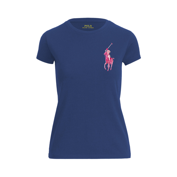 NWT Polo Ralph Lauren Women’s Short Sleeve Polo Shirt Dark Pink Size L