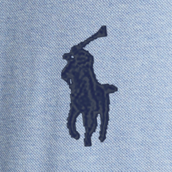 Bleu chiné doux
