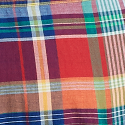 Orange Multi Plaid