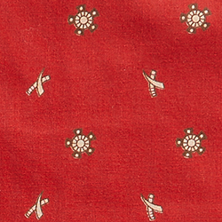 Turkey Red/Cream/Black