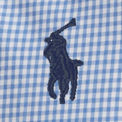 Carreaux bleus et blancs