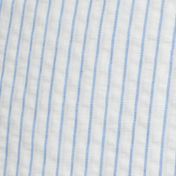 White/ Blue Seersucker
