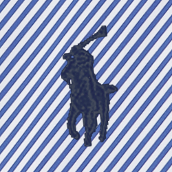 Blue/White Bengal Stripe