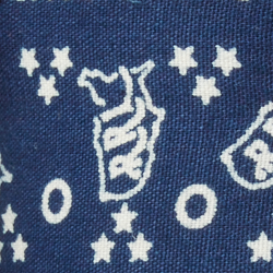 Indigo/Cream