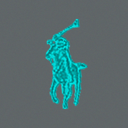 Bleu transparent brillant