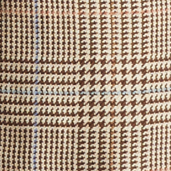 Castanho/Creme multicor