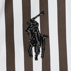 Brown/White Stripe