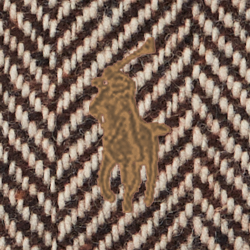 Brown/Cream Herringbone