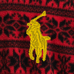 Deer Fairisle Martin Red