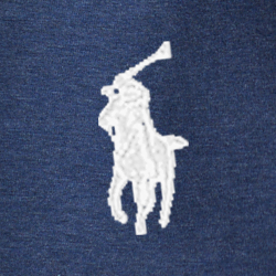 Bleu derby chiné