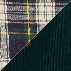 Navy/Green Multi