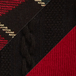 Vermelho, preto, multi