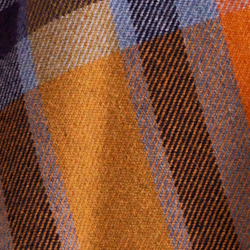 Laranja/azul multicor