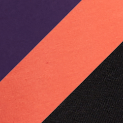 3pk Blk/Orange/Purple