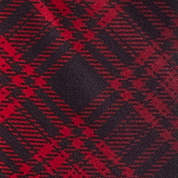 Motif écossais rouge/noir