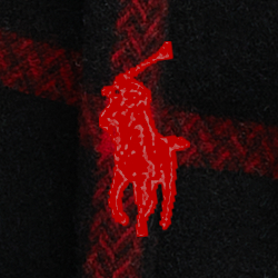 Noir/Crème/Rouge