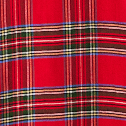 Motif écossais rouge