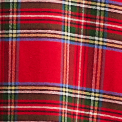 Motif écossais rouge