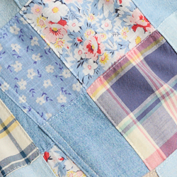 Chambray Floral Patchwork