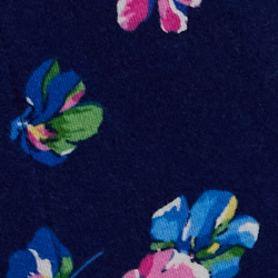 Azul-marinho floral